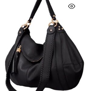 Onna Ehrlich “Rachel” pebble leather hobo bag